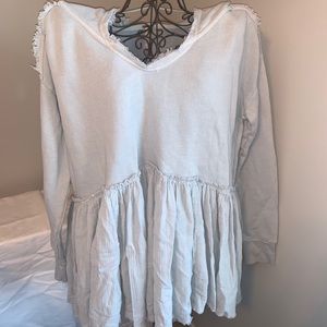 Free People Long Hoodie